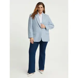 Blazer femme Mat Fashion Houndstooth Tweed image-4
