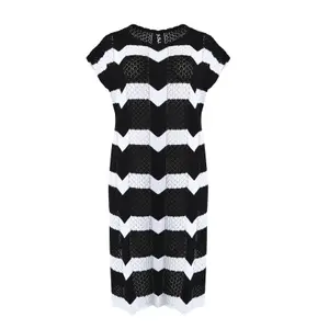 Women's Midi Knit Dress Mat Fashion image-0