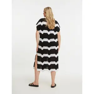 Women's Midi Knit Dress Mat Fashion image-3