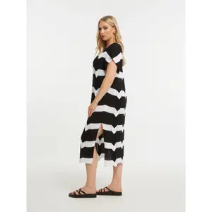Women's Midi Knit Dress Mat Fashion image-4