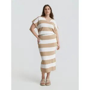 Women's Midi Mesh Skirt Mat Fashion image-1