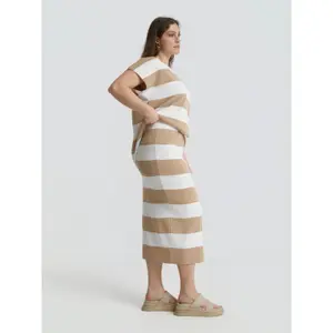 Women's Midi Mesh Skirt Mat Fashion image-3