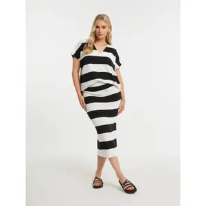 Women's Midi Mesh Skirt Mat Fashion image-1