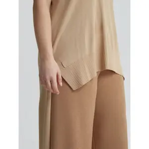Asymmetrical Knit Tunic for Women Mat Fashion image-4