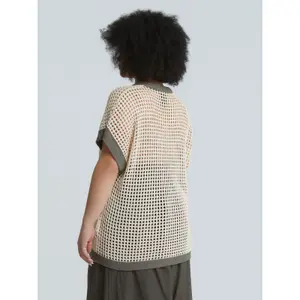 Women's V-neck sweater Mat Fashion image-2