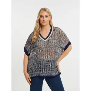Women's knitted polo collar Mat Fashion image-1