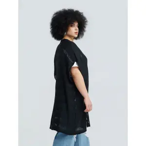 Textured Knit Cardigan for Women Mat Fashion image-4