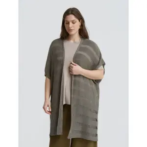 Textured Knit Cardigan for Women Mat Fashion image-2