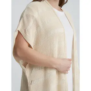Textured Knit Cardigan for Women Mat Fashion image-4