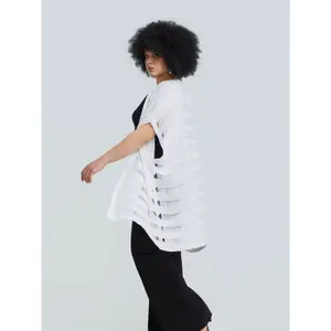 Textured Knit Cardigan for Women Mat Fashion image-4