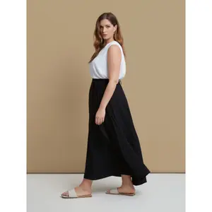 Women's Crepe Skirt Mat Fashion Αirwashed image-2