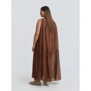 Sleeveless Pleated Dress for Women Mat Fashion image-2