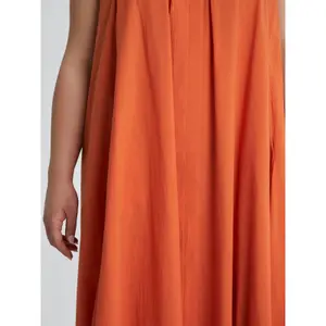 Women's Poplin Strapless Dress Mat Fashion image-2