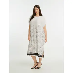 Robe imprimé floral en satin femme Mat Fashion image-2