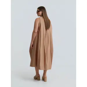 Robe chemise sans manches col mandarin mulher Mat Fashion image-2