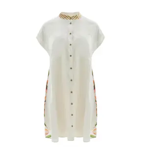 Long Dress with Papaya Print on the Back Women's Mat Fashion image-0