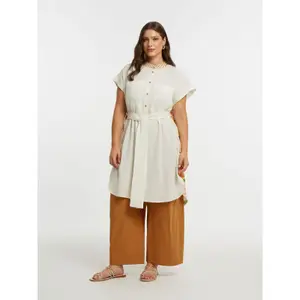 Long Dress with Papaya Print on the Back Women's Mat Fashion image-1