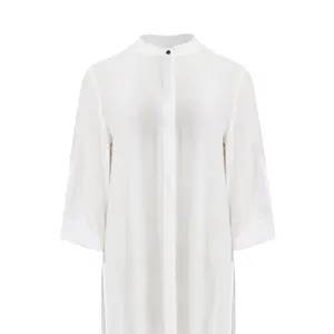 Flowy Long Shirt for Women Mat Fashion image-1