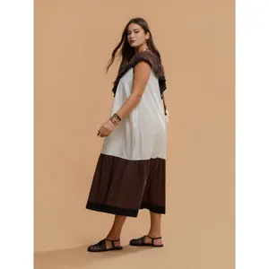 Women's Ruffled Collar Dress Mat Fashion image-3