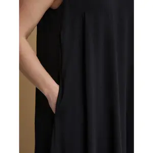 Vestido largo de crepé mujer Mat Fashion image-4