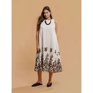 Sleeveless dress for women Mat Fashion image-1