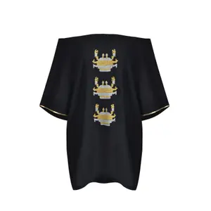 Blouse à épaules dénudées avec motif brodé en coton femme Mat Fashion
