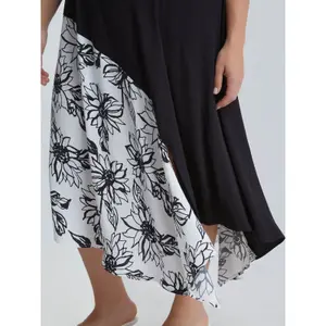 Asymmetrical Floral Dress for Women Mat Fashion image-4