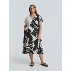 V-neck dress for women Mat Fashion image-1