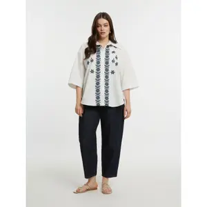 Embroidered shirt woman Mat Fashion image-2