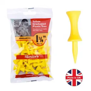 Set of 30 plastic tees Masters image-0