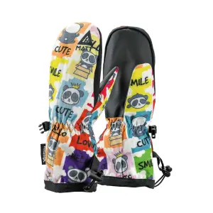 Children's ski mittens MATT Panda image-0
