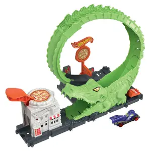 Jeux de acción bucle de ataque Mattel Hot Wheels City Gator image-1