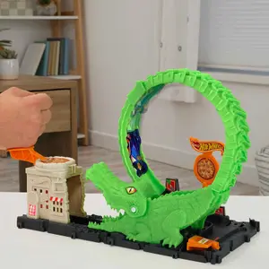 Jeux de acción bucle de ataque Mattel Hot Wheels City Gator image-2