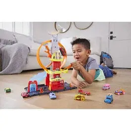 Construction games Mattel Hot Wheels City Super Fire Station image-4