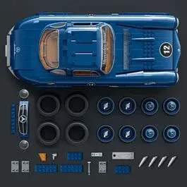 Jeux de construction Mattel Hot Wheels Mercedes 300SL Premium construction set image-4