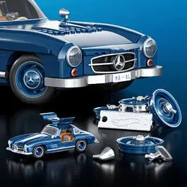 Jeux de construction Mattel Hot Wheels Mercedes 300SL Premium construction set image-5
