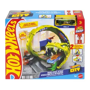 Κιβώτιο παιχνιδιών για παιδιά Mattel Hot Wheels Snake Spiral Attack image-4