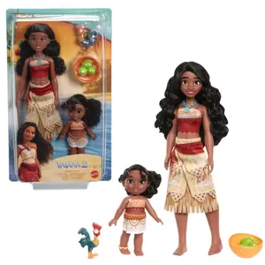 Doll Mattel Disney Vaiana Moana 2 Vaiana & Simea (x2)