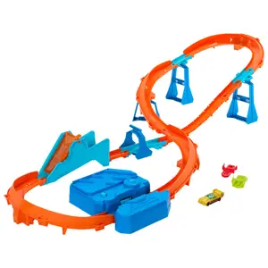 Toy chest for kids Mattel Hot Wheels Boosted Jump Speedway