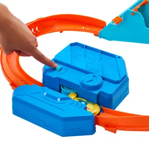 Toy chest for kids Mattel Hot Wheels Boosted Jump Speedway image-3