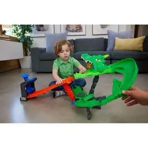 Spielzeugkiste Kind Mattel Hot Wheels Monster Trucks Dragon Demolition image-3