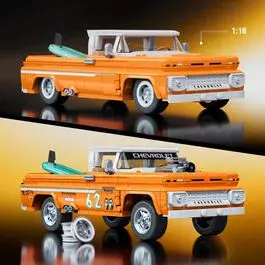 Jogos de carros Mattel Hot Wheels 62 Chevy Pickup Elite image-3