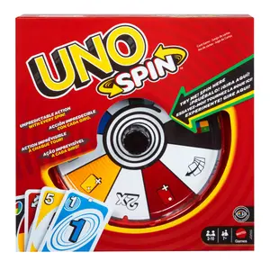Τράπουλα Mattel UNO Spin image-0