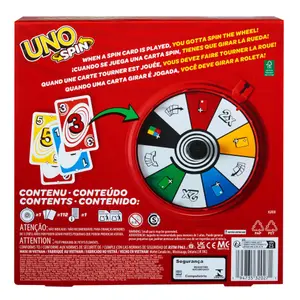 Τράπουλα Mattel UNO Spin image-1