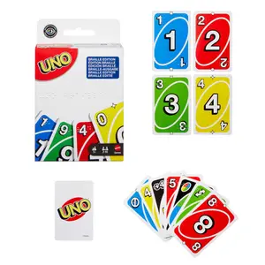 Τράπουλα Mattel UNO Braille image-3