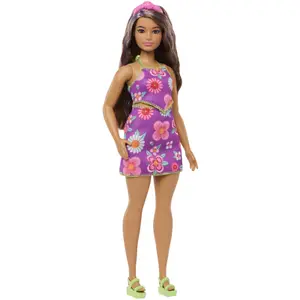 Doll Mattel Robe Fleurie Barbie image-2