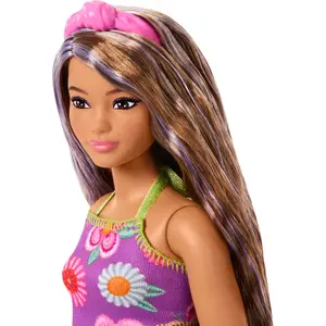 Doll Mattel Robe Fleurie Barbie image-4