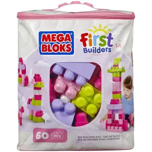 Building sets mb bag medium pink 60 bricks Mattel France image-0