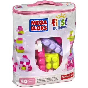 Building sets mb bag medium pink 60 bricks Mattel France image-2