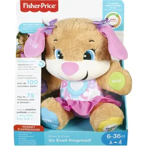 Interactive plush sis Mattel France Fisher Price image-2